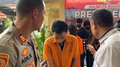 Penampakan Pembacok Polisi di Bogor Kini Berbaju Tahanan.