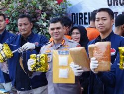 Bongkar Jaringan Narkotika Internasional, Polda Jabar Sita Sabu, Ganja dan Senjata Api.