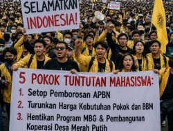 Mahasiswa UI Siapkan Aksi ‘Menuju Indonesia Bangkrut’, Polisi Mulai Siaga di Bundaran HI.